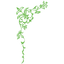 Flowers And Tree Embroidery Design 1 Flowers And Tree Embroidery Design 1